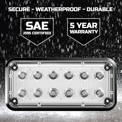 Miniatura 8 de alpha-z 7x 3LED Surface Mount, Rojo rojo