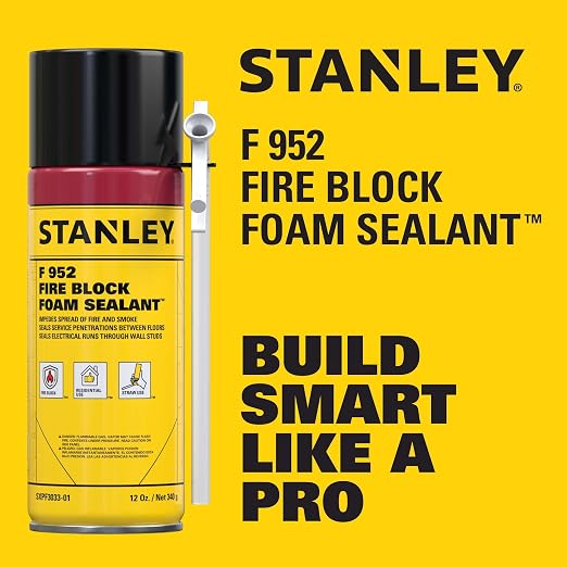 Espuma Expandible Ignífuga Stanley F952 2 Pack 12 oz miniatura 2