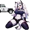 Hot Girl Sticker for Car Sexy - Adhesive Anti Scratch Sexy Fox Girl Car Sticker,Waterproof Decal Car Window Motorcycle Helmet Surfboard Decoration
