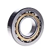 FAG Bearings 7314B-MP-UO Single Row Angular Contact Ball Bearing, Open, 40° Contact Angle, Brass Cage, Normal Clearance, Metric, 70mm ID, 150mm OD, 35mm Width, 5000rpm