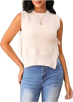 トップス TULLE VEST LAYERED TOPS Sasha Knit-Woven Sleeveless Layering Tunic- Foxcroft