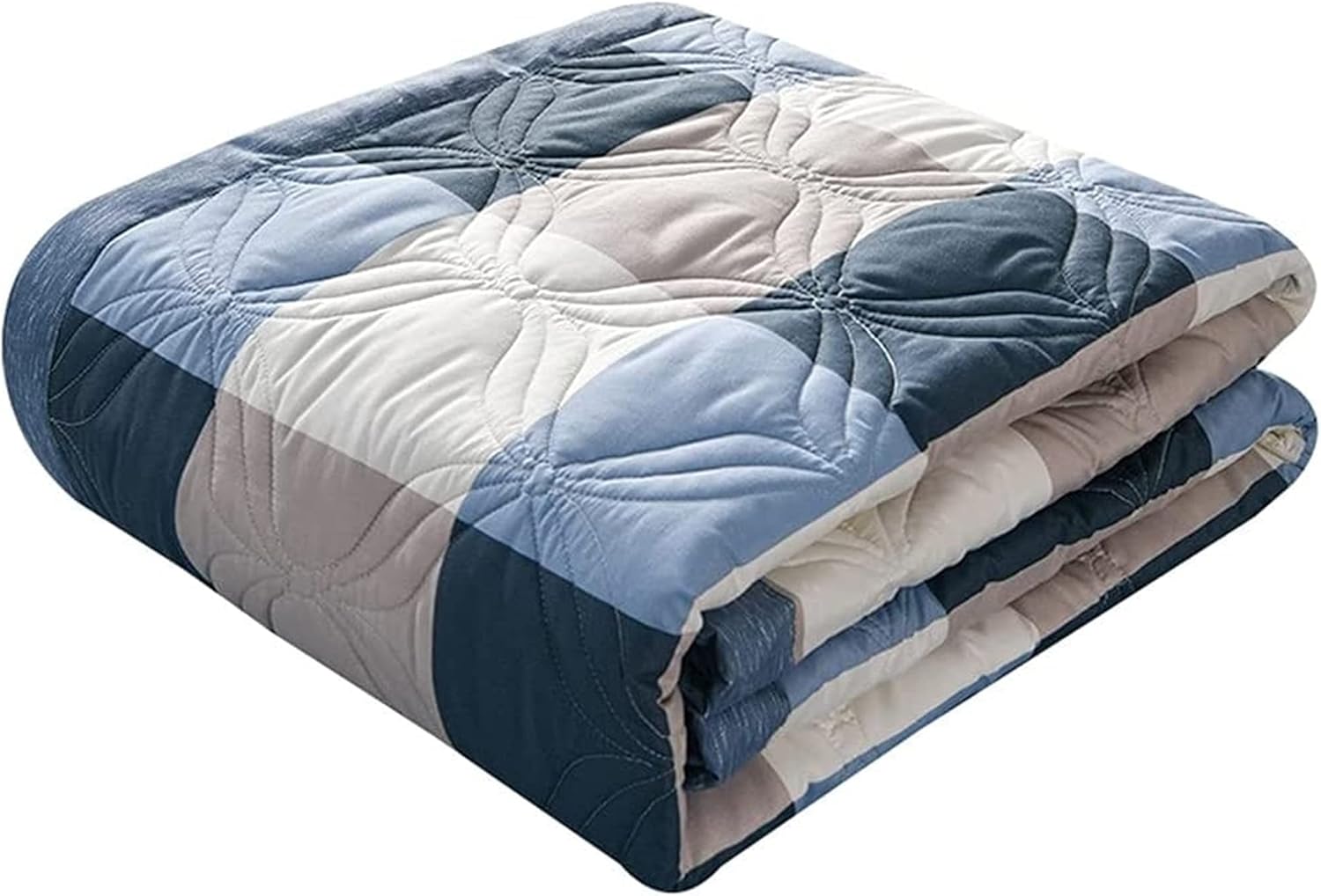 Bedspread Super King Size Quilted Washed Cotton Fabric Coverlets Thin