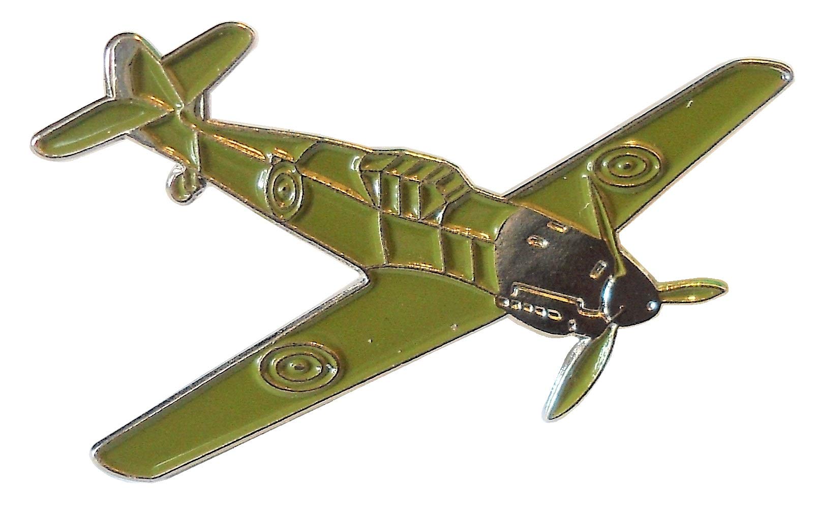 WW2 German Messerschmitt BF109 'Captured' RAF Livery Military Aircraft Badge
