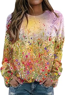 Long Sleeve Blouse Loose Long Shirt T-Shirt Tops Elegant Women's Long Sleeve Long Shirt Tops Shirt Long Sleeve Long Sleeve Shirt Women