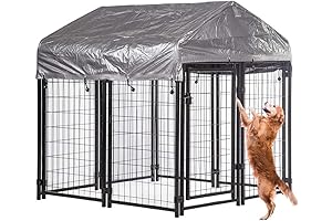 4X4 Dog Kennel Outdoor Dog House with Roof