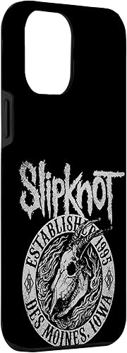 Miniatura 3 de Funda negra oficial de Slipknot Goat Flames para iPhone 14 Pro Max