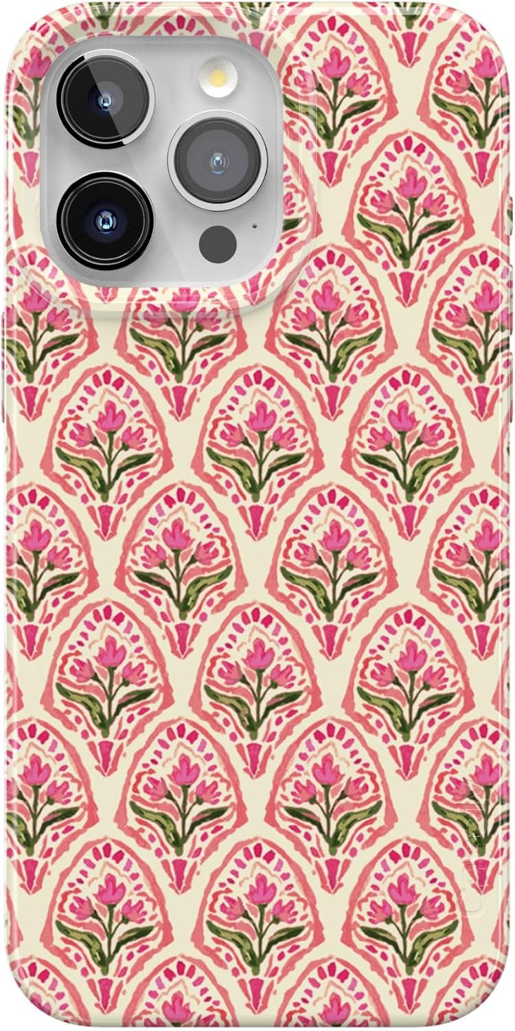Casely iPhone 15 Pro Case | Tulip Tapestry | Jenna Palek x Casely | Compatible with MagSafe | Classic Ultra Thin Design