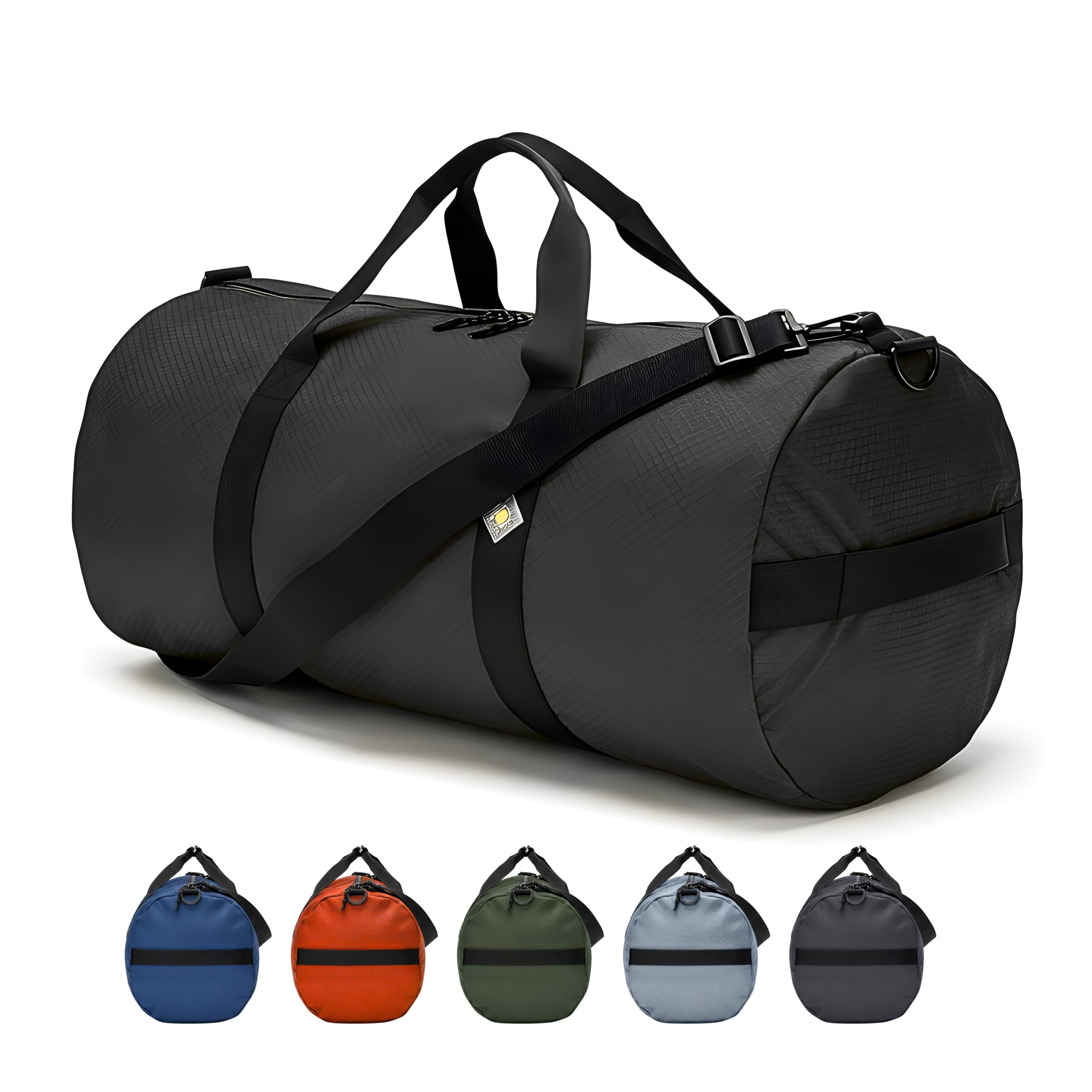 Diamond Ripstop Large Duffle Bags, Ultra Tough & Tear Resistant, Reinforced Stitching, Weatherproof, Packable Foldable Duffle Bag for Traveling (14" x