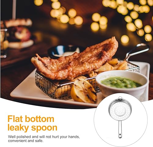 Miniatura 8 de Colador de camarones fríos de agujero grande Colador de cocina Colador de alimentos de mano Colador de alimentos de malla Colador de malla de cocina