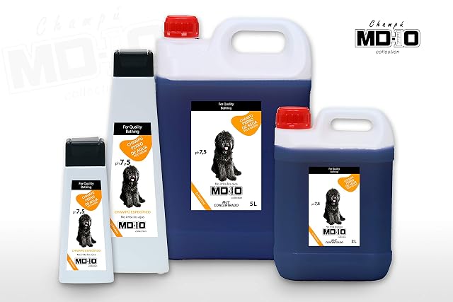 Foto 5 de 5 de Champú para Perro de Agua Español Pelo Negro - Realza el Color Negro