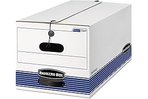 Bankers Box Legal Size Storage Boxes - Affordable Solution for Organized Storage