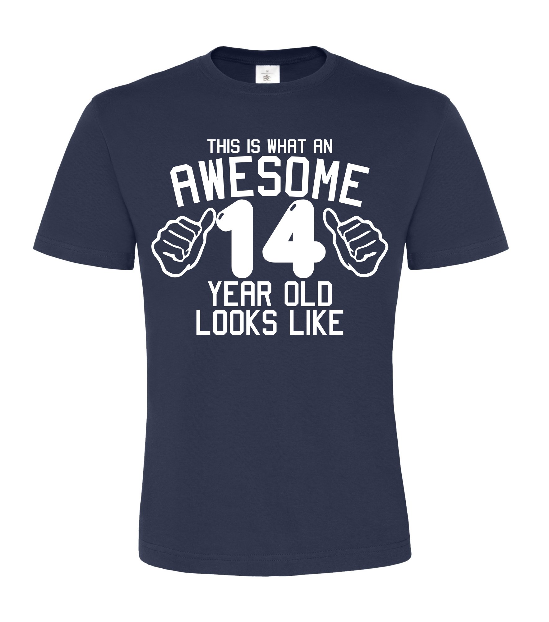 Edward Sinclair L (41-42") Navy Unisex T-Shirt This is What an Awesome 14 Year Old Looks Like