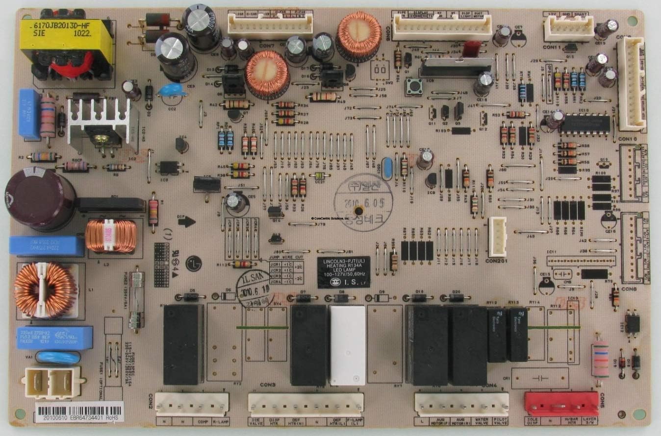 CoreCentric Remanufactured Refrigerator Control Board Replacement for LG EBR64734401