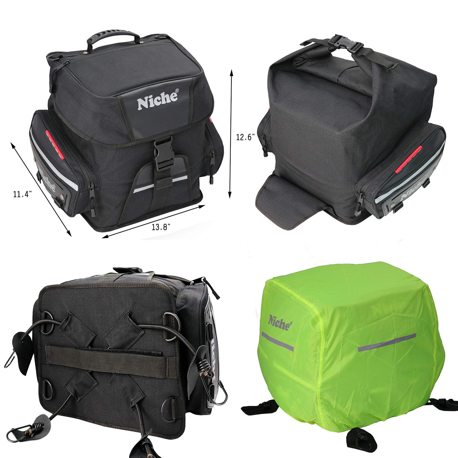 Custom Dynamics ProBEAM SEQUENTIAL Saddlebag Lights for BCM Bikes 2014+ - Chrome w/Smoke Lens