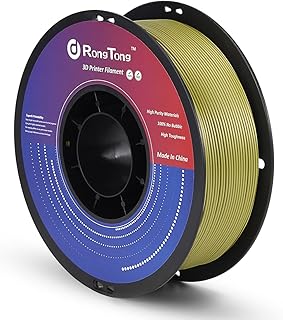 PLA Pro 3D Printer Filament 1.75mm Olive Green, RongTong 3D Printing PLA 1kg/2.2lb Spool Printing Material, Strong Toughness Dimensional Accuracy +/- 0.03mm, Fits Most FDM 3D Printers
