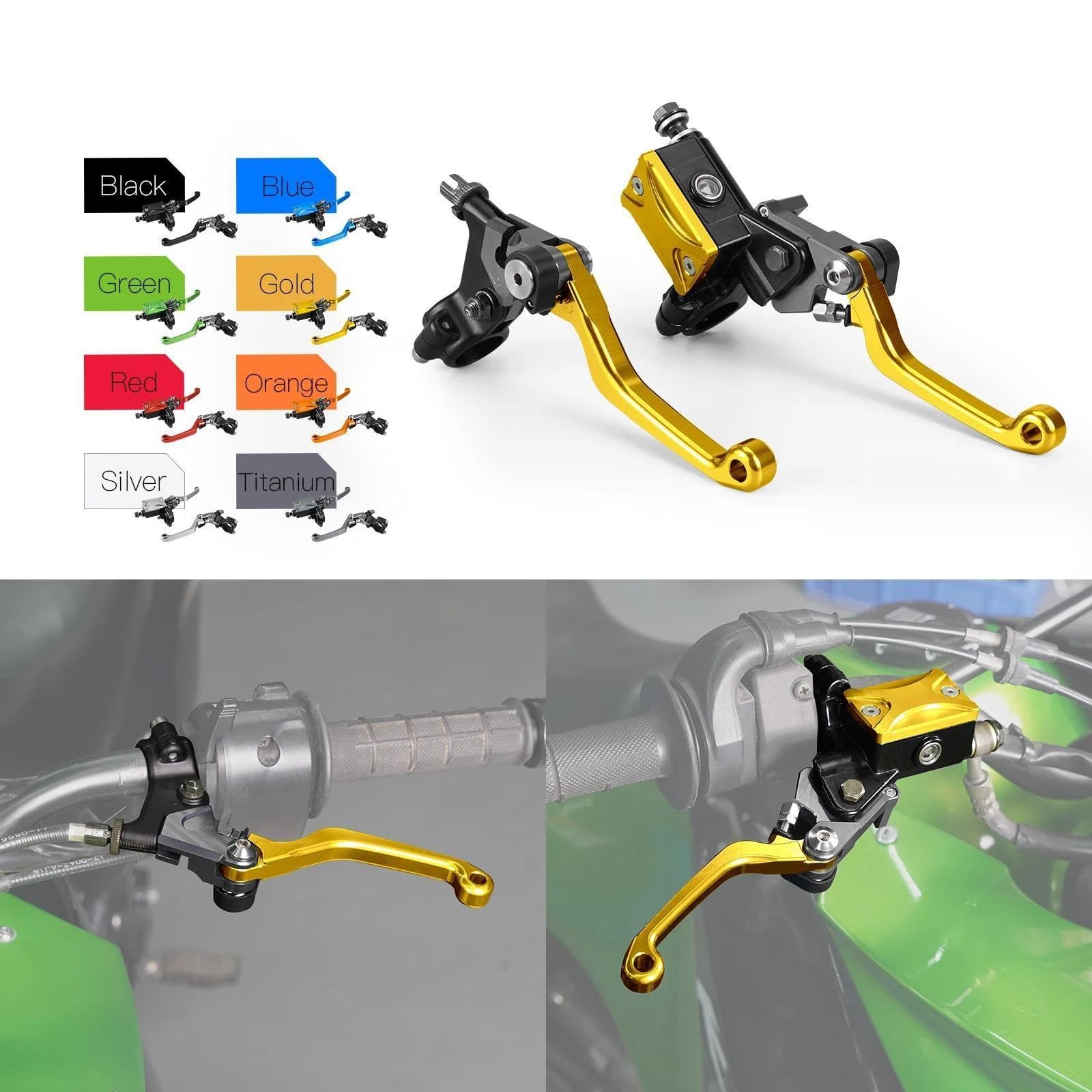 Leva di Frizione Moto Per Suzuki Per DR-Z400S DRZ400SM RM 85 125 250 RMZ 450 RMX 450Z 250S DR250 RS Leva Frizione Freno Cilindro Maestro Kit Serbatoio(H)