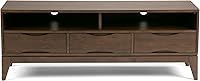 Vista 6 de SIMPLIHOME Harper - Soporte universal para TV de madera maciza, 60 pulgadas de ancho, industrial, centro de entretenimiento para sala de estar