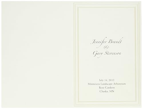 Great Papers! Triple Pearl Embossed Border Ivory Bulletin, 5.5"x8.5", 50
