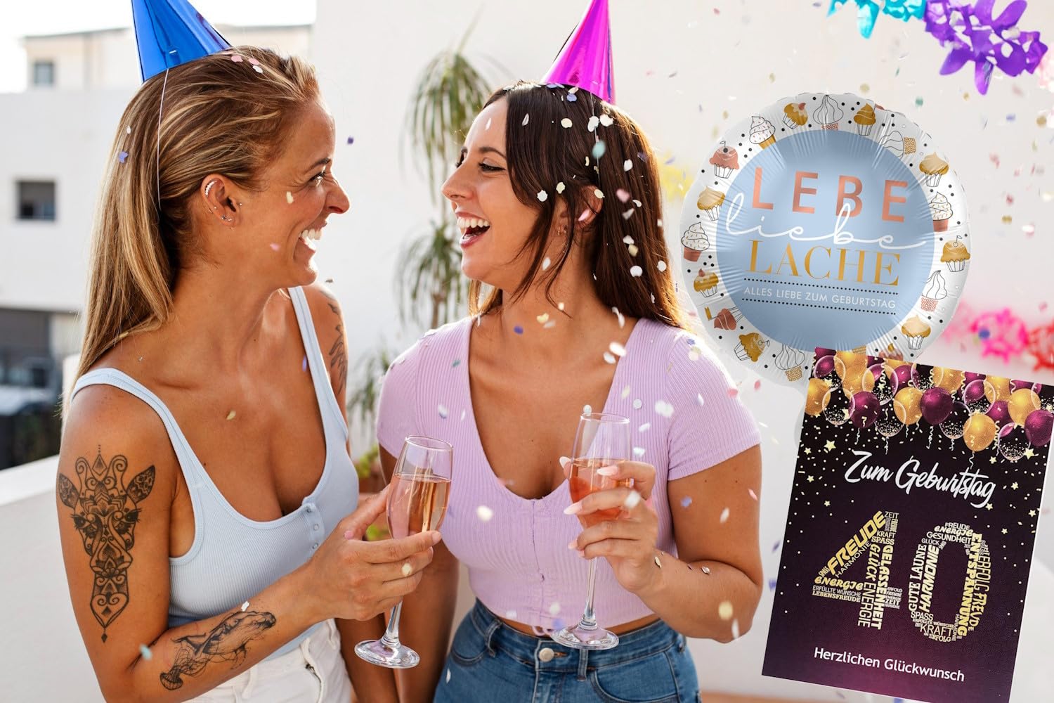 IC&G Grande Carte D'anniversaire Ouverte Pour Femme