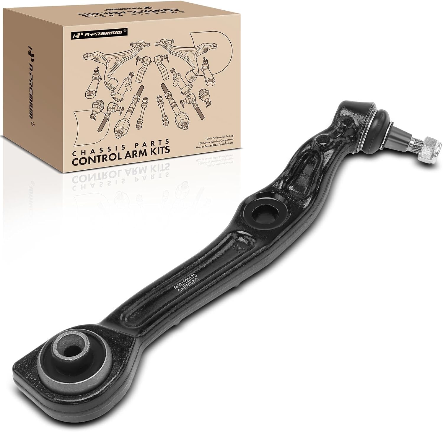 A-Premium Front Right Lower Control Arm, with Ball Joint & Bushing, Compatible with Mercedes-Benz W221 W216-2007-2014 - S350 S450 S550 CL550, AWD Model Only