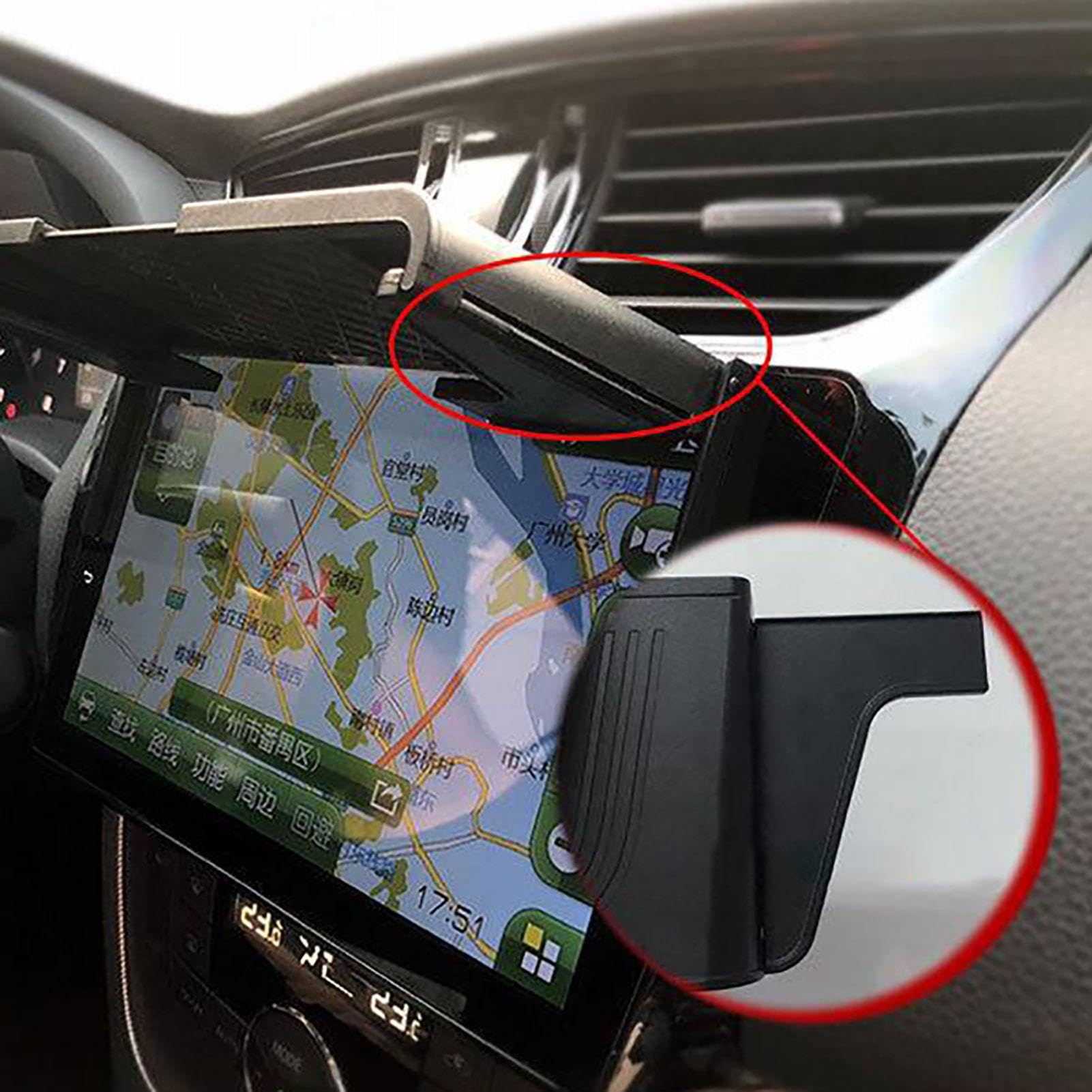 Pare-Soleil Anti-Éblouissement GPS Voiture 7-12 Pouces - Abat-Jour Rétractable ABS Universel