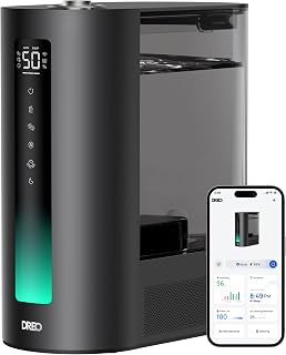 DREO 6L Humidifiers for Bedroom, Smart Warm & Cool Mist f...