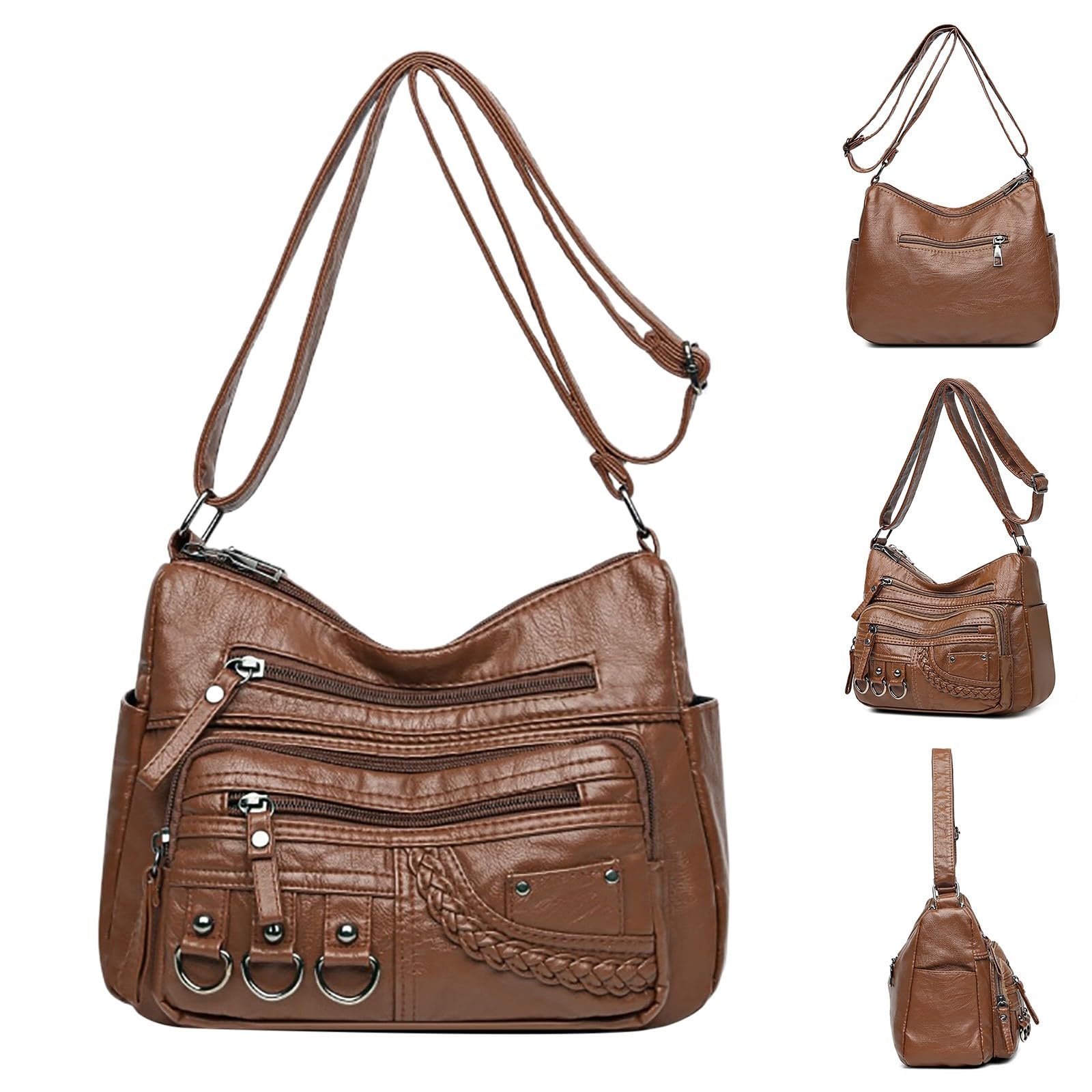 Damska, Nowa, Stylowa, Pleciona Torba Typu Crossbody, Duża Pojemność, Prosta I Wspaniała
