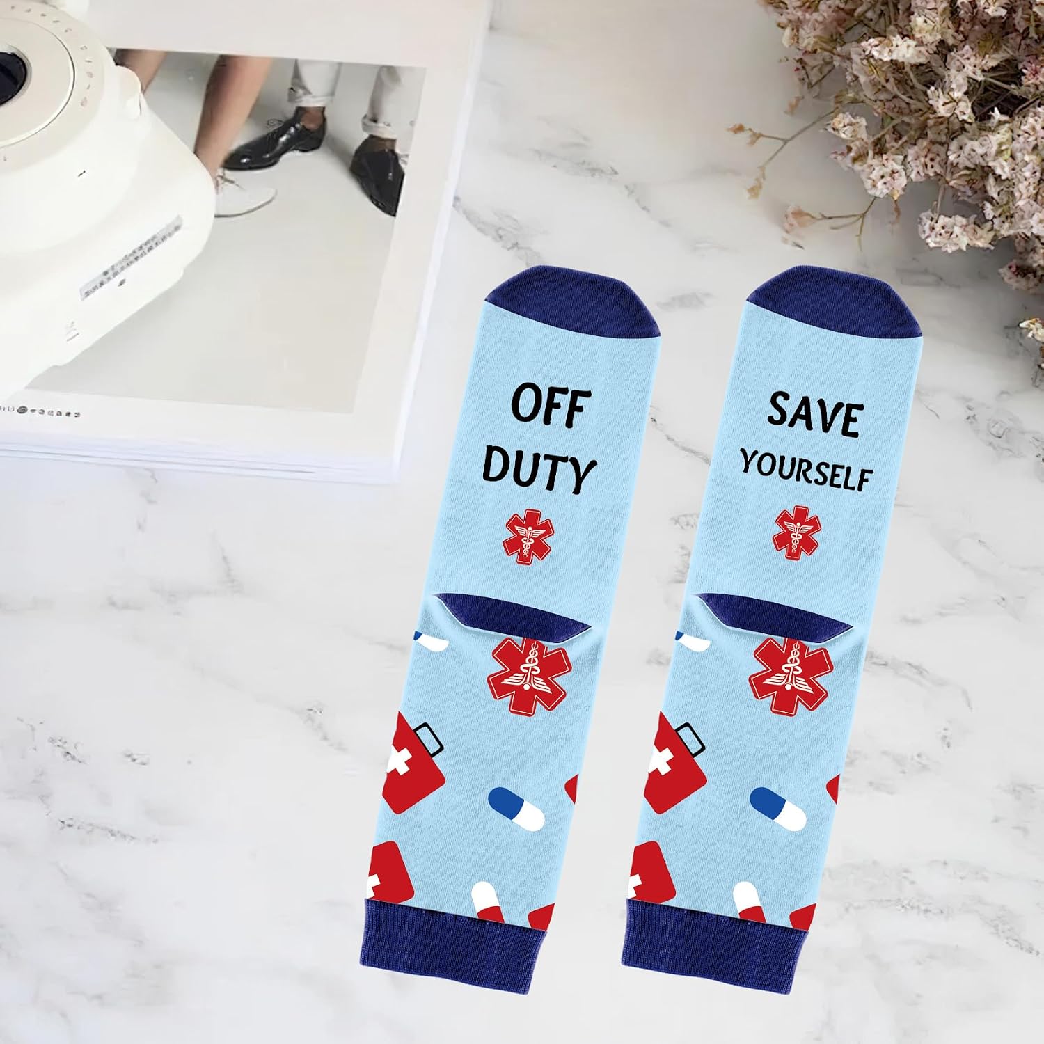 Christmas Mothers Day Father's Day Birthday Gifts for Women & Men,Stocking Stuffers,Socks for Women,Mens Socks image 3