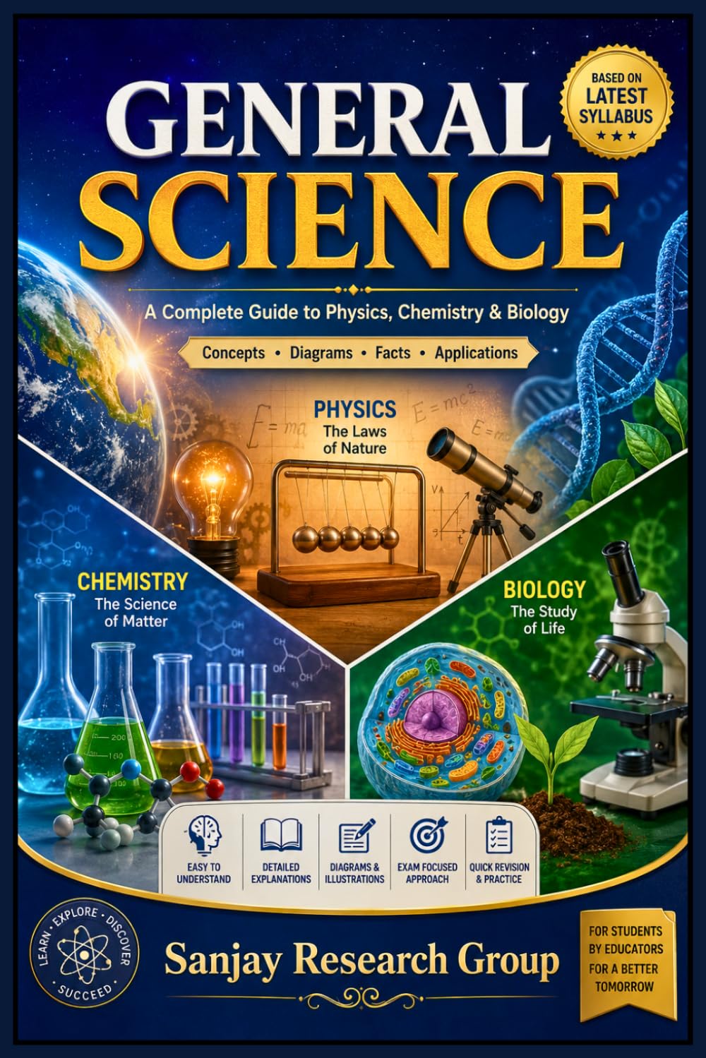 General Science: A Complete Guide to Physics, Chemistry & Biology: 9 (Science Study Books By Sanjay Mandavi)