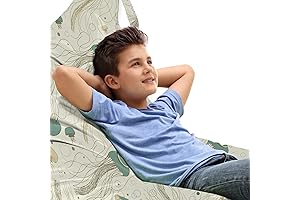 Ambesonne Tentacle Eggs Jellyfish Lounger Chair Bag