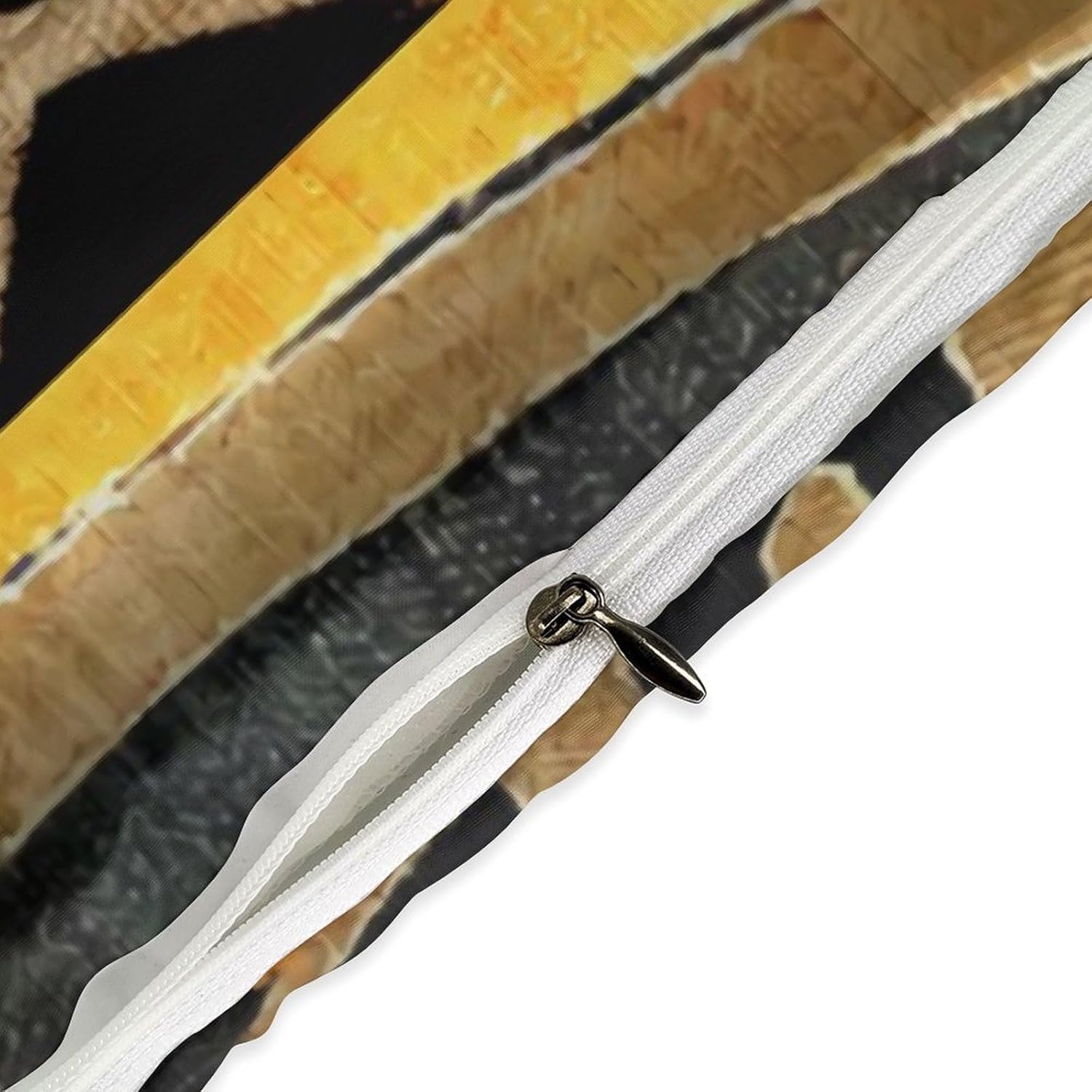 Contemporary African Mud Cloth Print Pattern Thickened Bedding Three Piece Set, Including Duvet Cover and Pillowcase 90"x90"