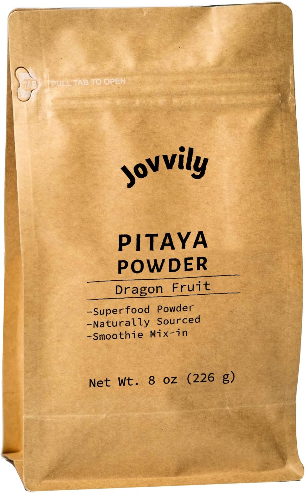 Jovvily Pitaya Powder 8 oz. Dragon Fruit Superfood - Smoothies - Drinks