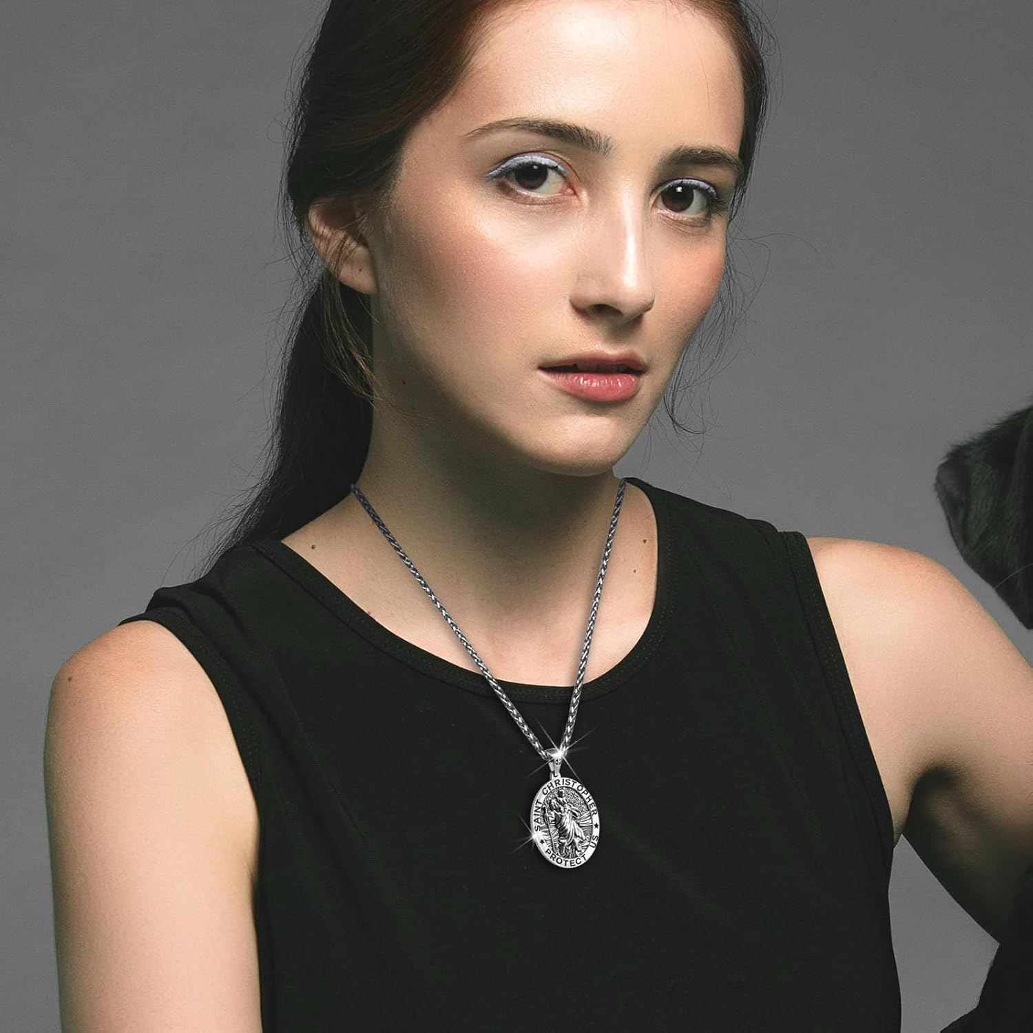 Saint Christopher Necklace St Christopher Medal Bless Safety Religious Pendant Gift for Men, Women, Family, Parent, Friend - Image 5