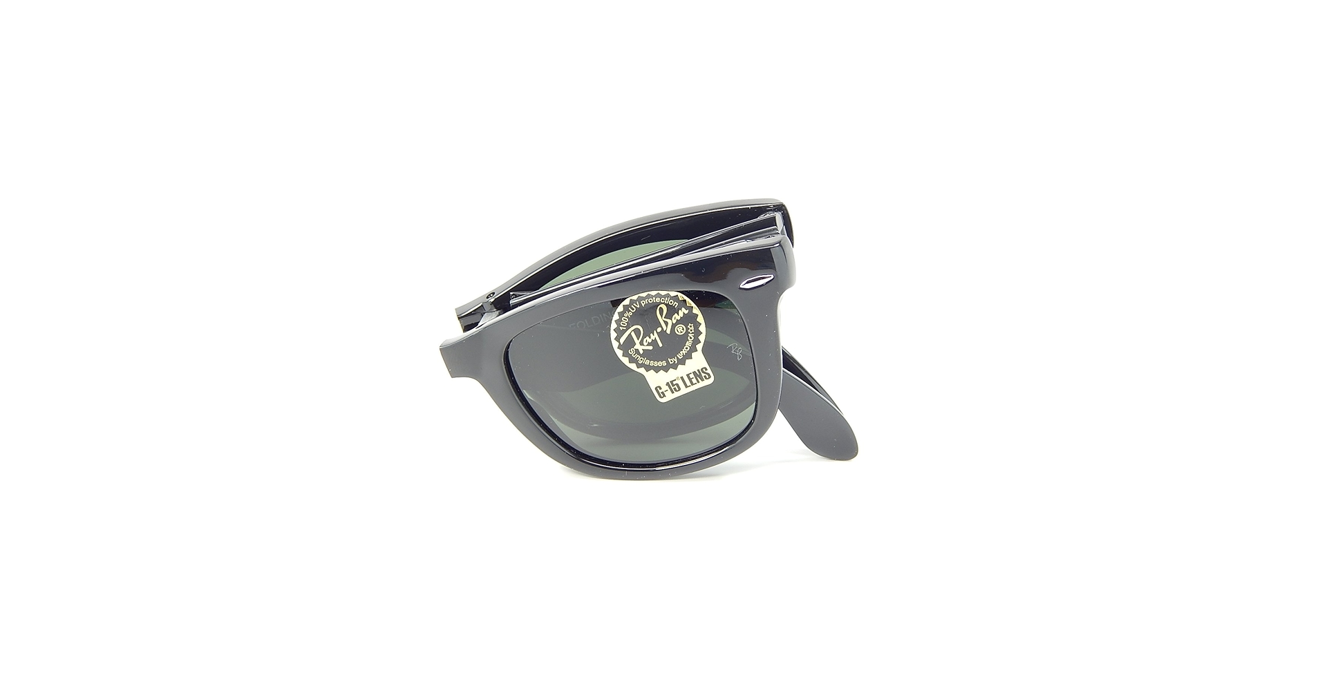 Amazon.com: New Ray Ban Folding Wayfarer RB4105 601 Glosssy