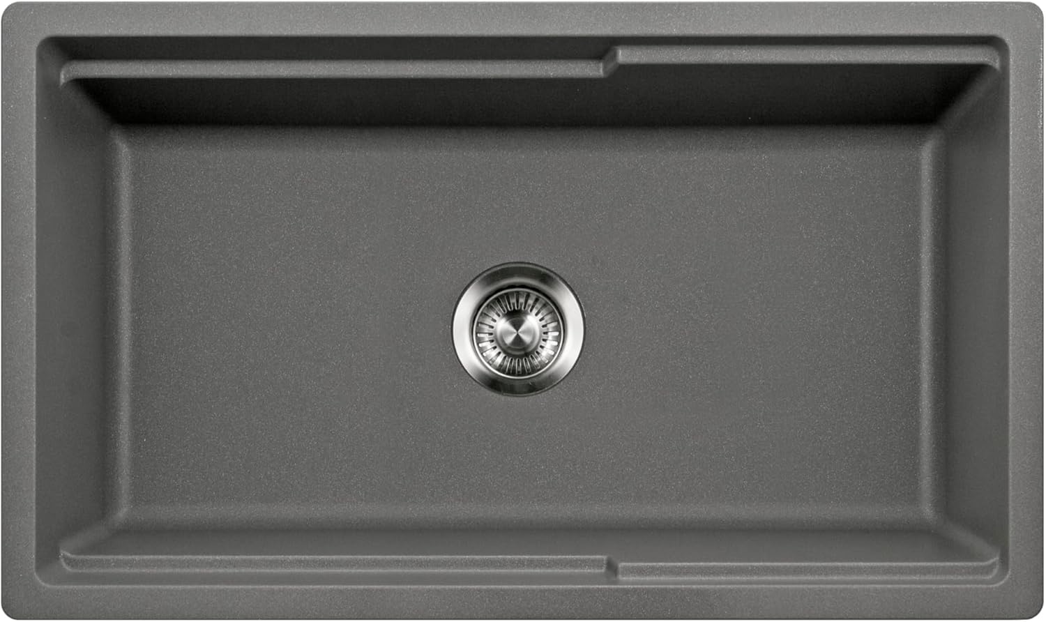 Houzer Cassiano Slate Granite Composite Workstation Kitchen Sink: 33 Inch Apron Front Farmhouse Sink with Accessories, Durable & Versatile, Essential for Home & Apartment: W-133 SLATE-C