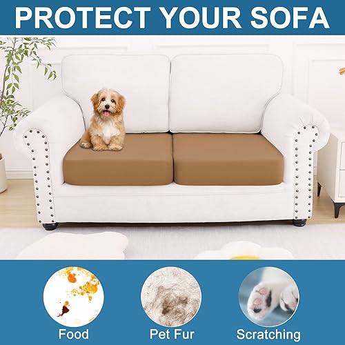 Miniatura 421 de Smiry Fundas de cojín de sofá con estampado, fundas de sofá elásticas y suaves para sofá, funda de sofá antideslizante lavable protector de muebles
