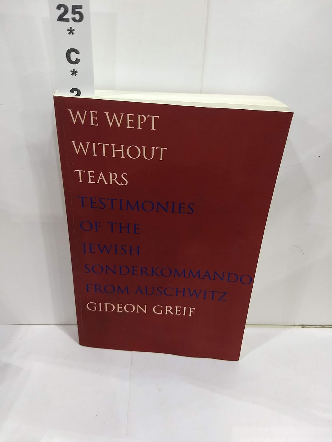 We Wept Without Tears: Testimonies of the Jewish Sonderkommando from Auschwitz      Paperback – July 1, 2014