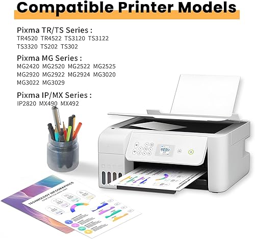 Miniatura 2 de Torvon Cartucho de tinta remanufacturado para Canon 245 XL Cartucho de tinta negro compatible con Pixma MX490 MX492 MG2522 TR4520 TR4500 MG3022