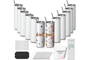 Sublimation Tumblers 20 Oz Skinny: 12-Pack Perfection
