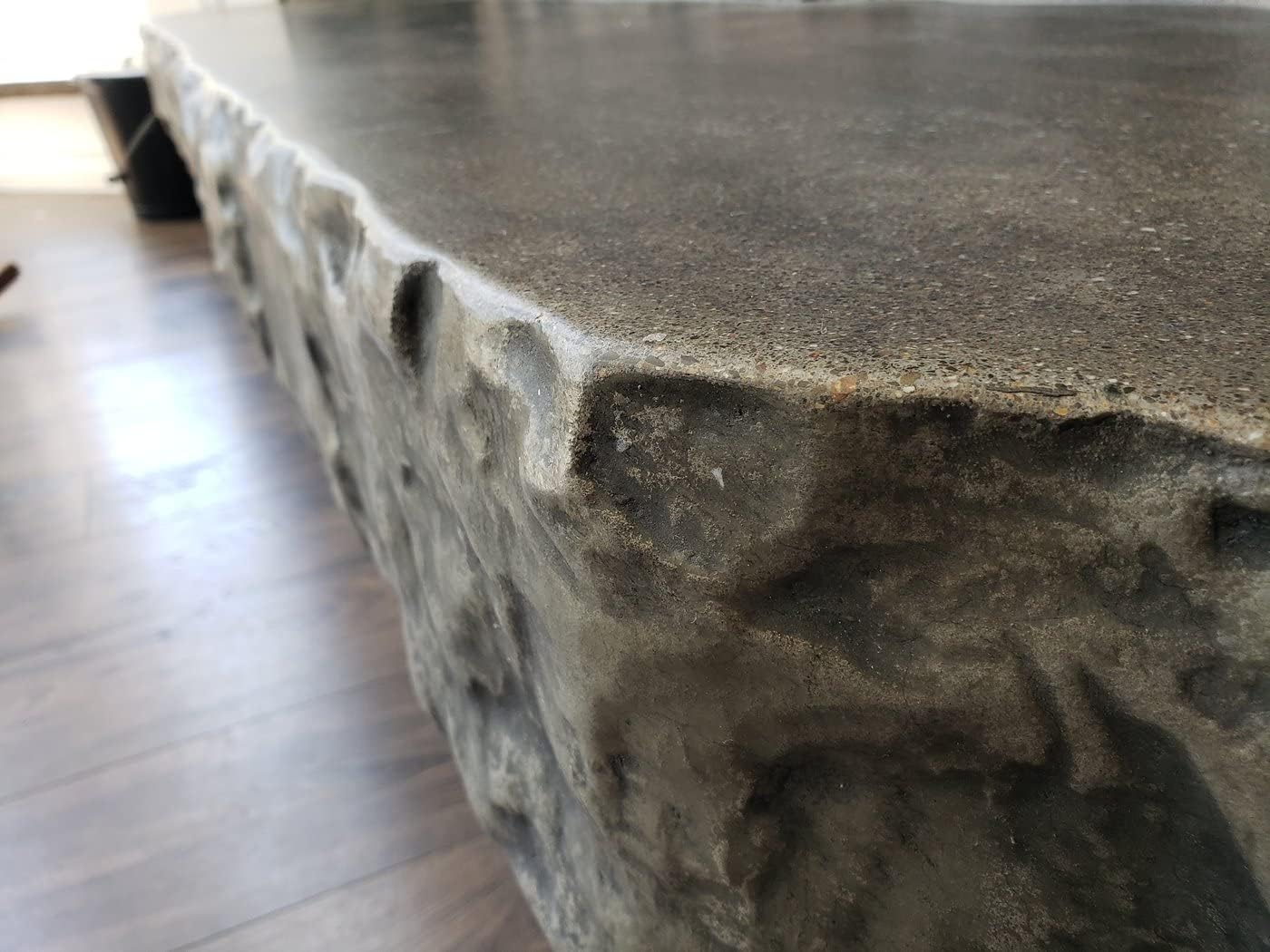 Concrete Stone Rock Edge Form Liner - Countertops, Steps, Benches & Fireplaces (6" High)