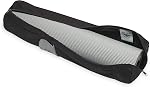 Gaiam Sac de tapis de yoga de fret, porte-matelas de yoga pleine Zipper avec sangle réglable, devant & Poche de téléphone extérieur avec des écouteurs fente, élégant & Porte-matelas de fitness fonctionnel pour femmes & Hommes