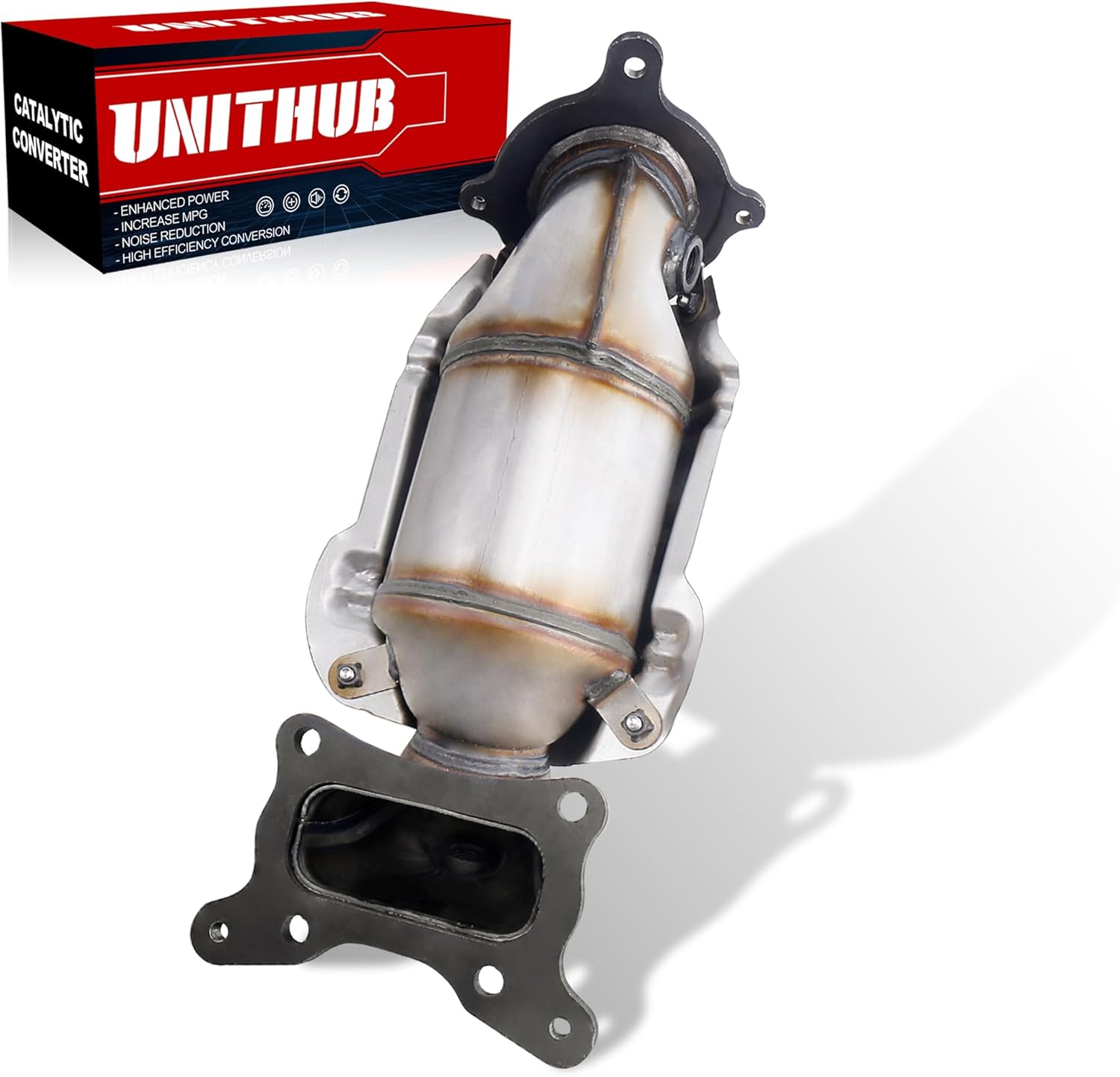 Exhaust Manifold Catalytic Converter Front 16590 674968 Compatible for Honda Accord Compatible for Acura TSX 2.4L 2008 2009 2010 2011 2012 2013 2014 Direct Replacement (EPA Compliant)