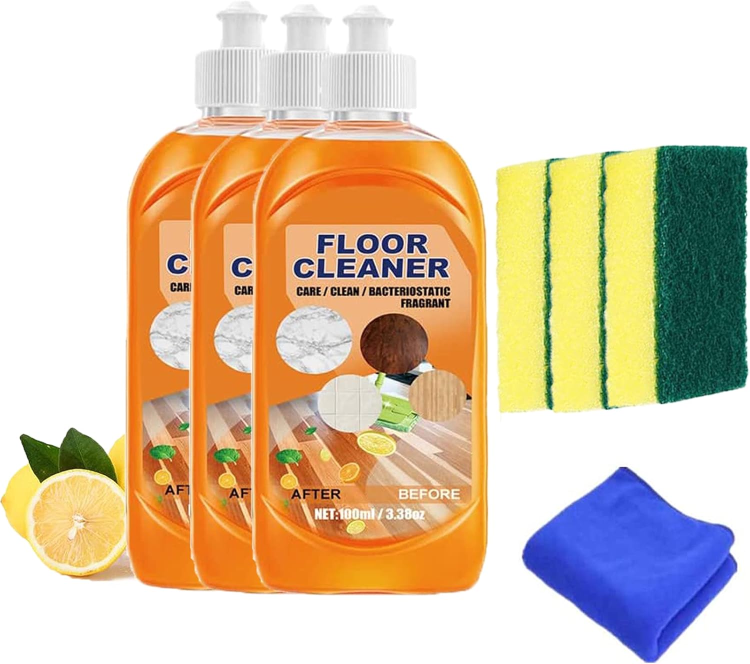 2/3/6Pcs NML Floor Cleaner, Honifee Floor Cleaner Solution, Powerful