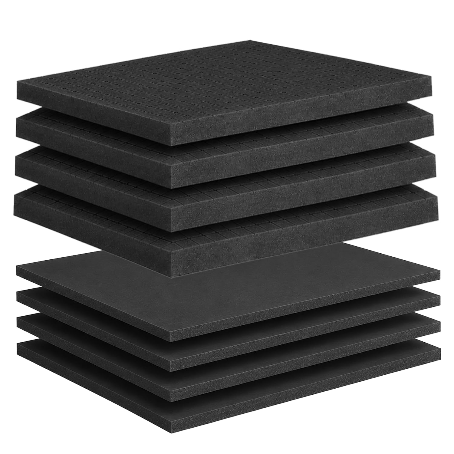 Mousse durcie haute densité compatible Pelican avec 4 couches de mousse prédécoupée quadrillée