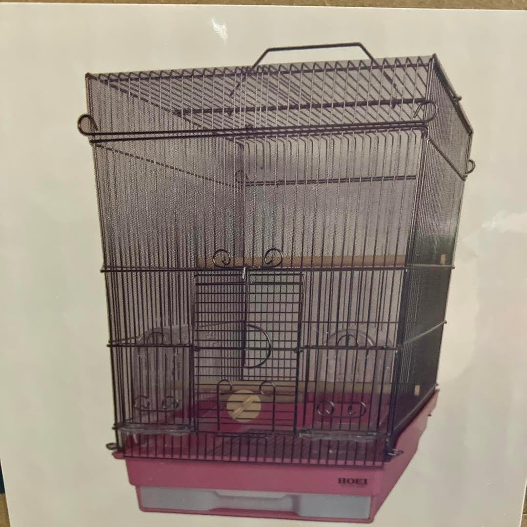 HOEI 35 手のり 底色ピンク HOEI】35手のり横あみG | 鳥かご・