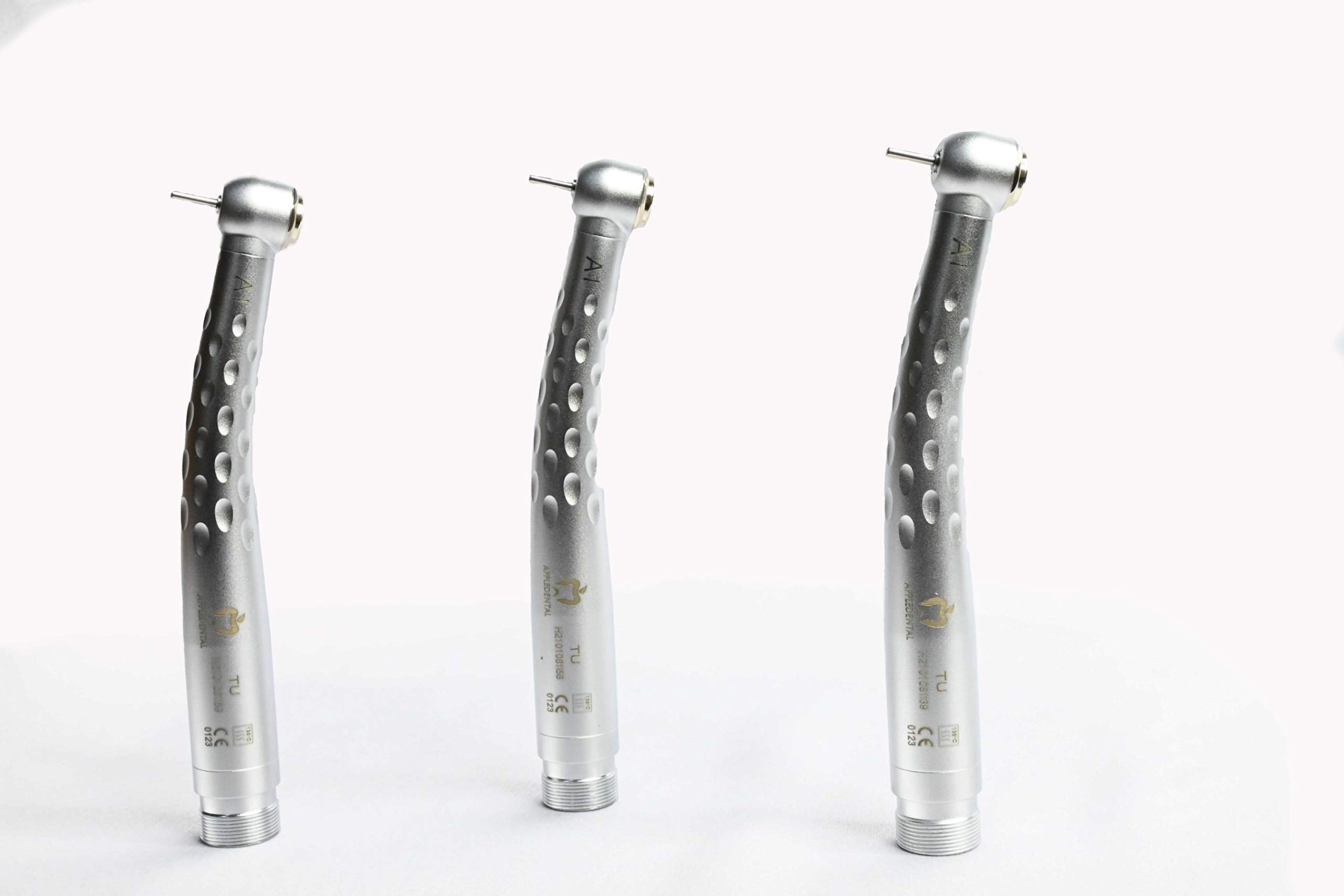 APPLEDENT (Model-A1 TU(Pack of 3)) Dental Air Rotor Handpiece With 6 Months Warranty With Improved Quality Ceramic German Bearing Head Model CE Certified Product