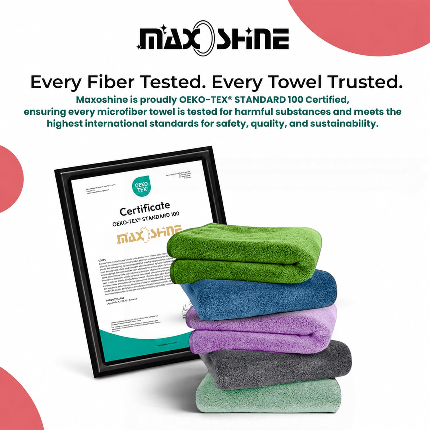 MAXOSHINE Hand Towels - Soft Microfiber Set of 4 -7 MAXOSHINE Hand Towels - Soft Microfiber Set of 4 -7