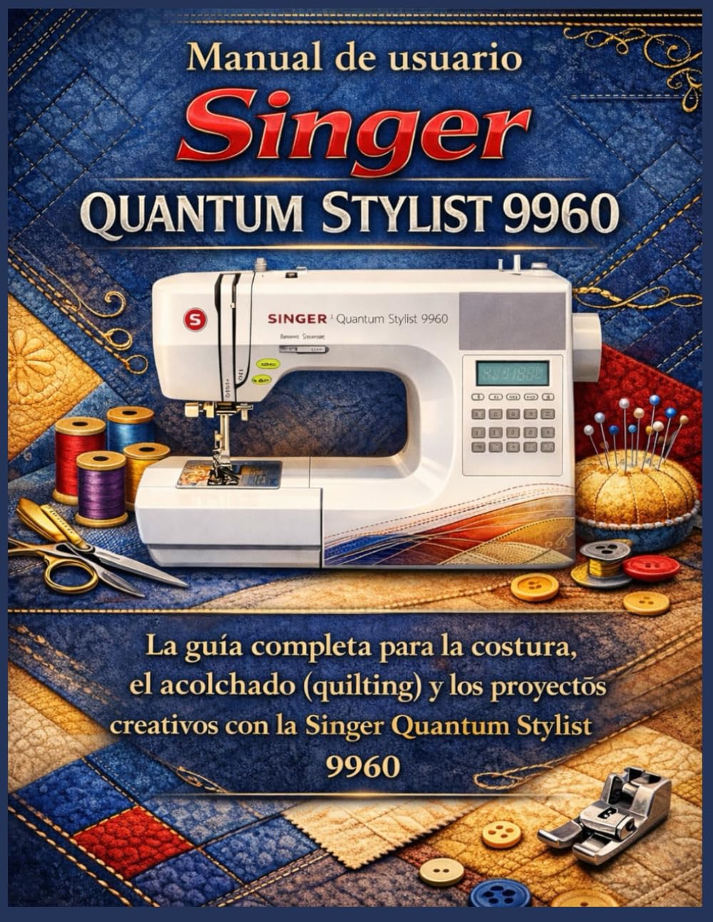 Manual de usuario Singer Quantum Stylist 9960: La guía completa para la costura, el acolchado (quilting) y los proyectos creativos con la Singer Quantum Stylist 9960