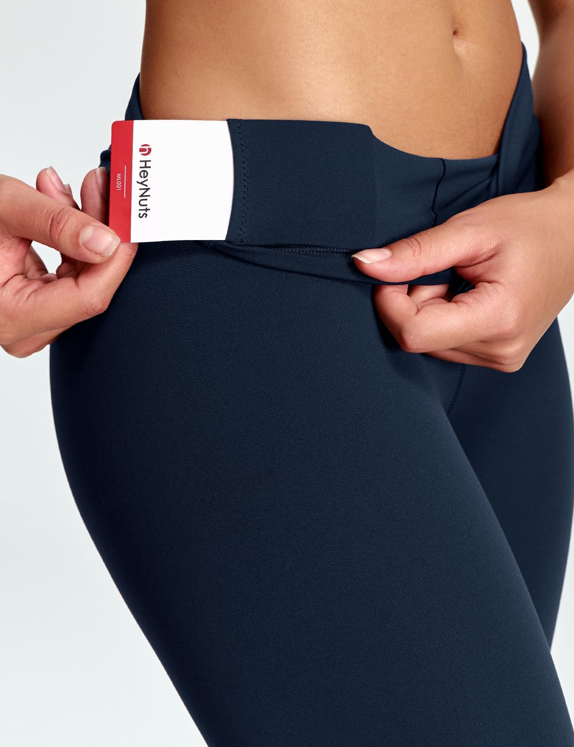 HeyNuts Women's Yoga Pro Leggings 25'' Buttery Soft High Waisted 7/8 Lounge Yoga Pants - Image 7