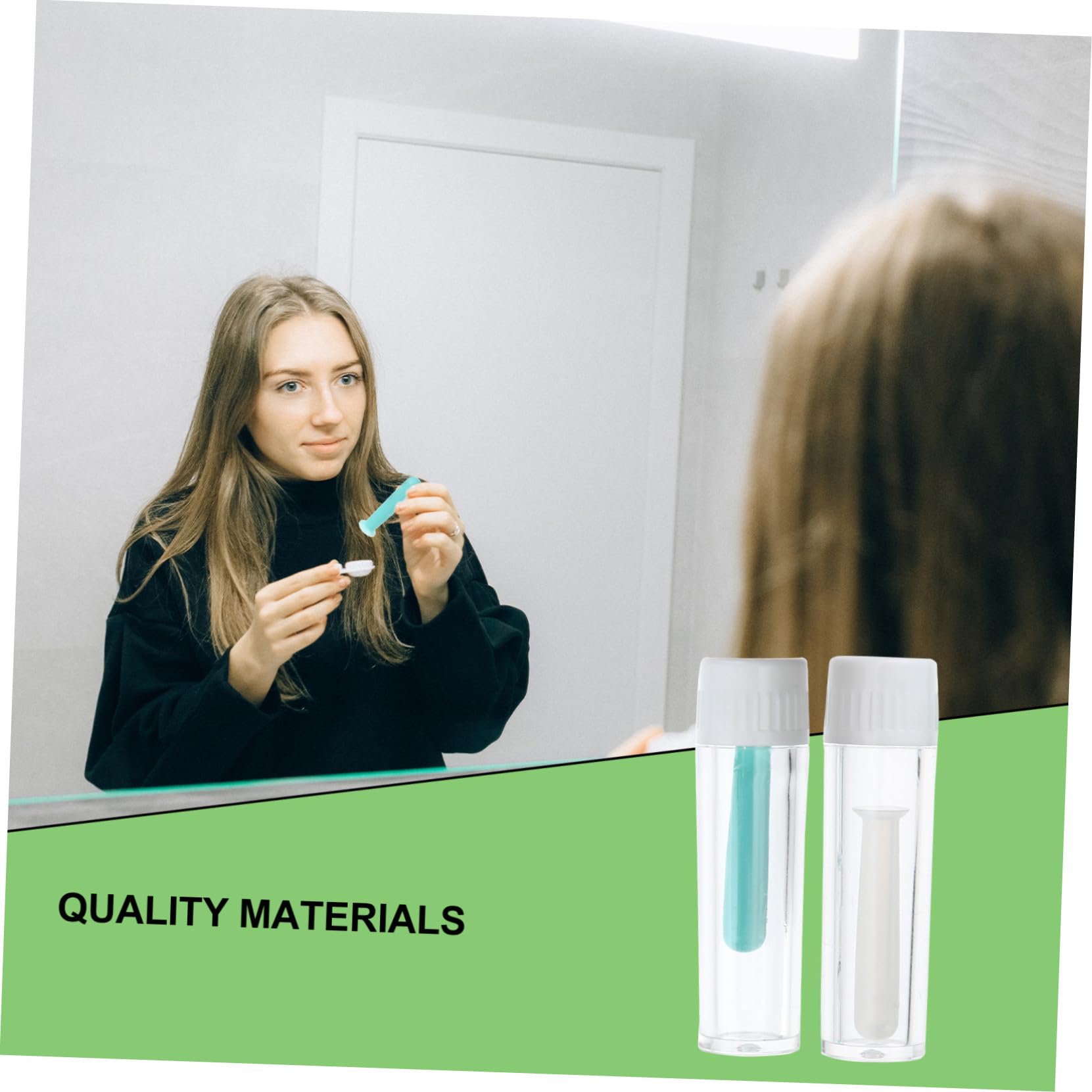 Healeved 40pièces Outil Insertion Retrait De Lentilles Silicone Et Accessoires Pour Lentilles De Aléatoires